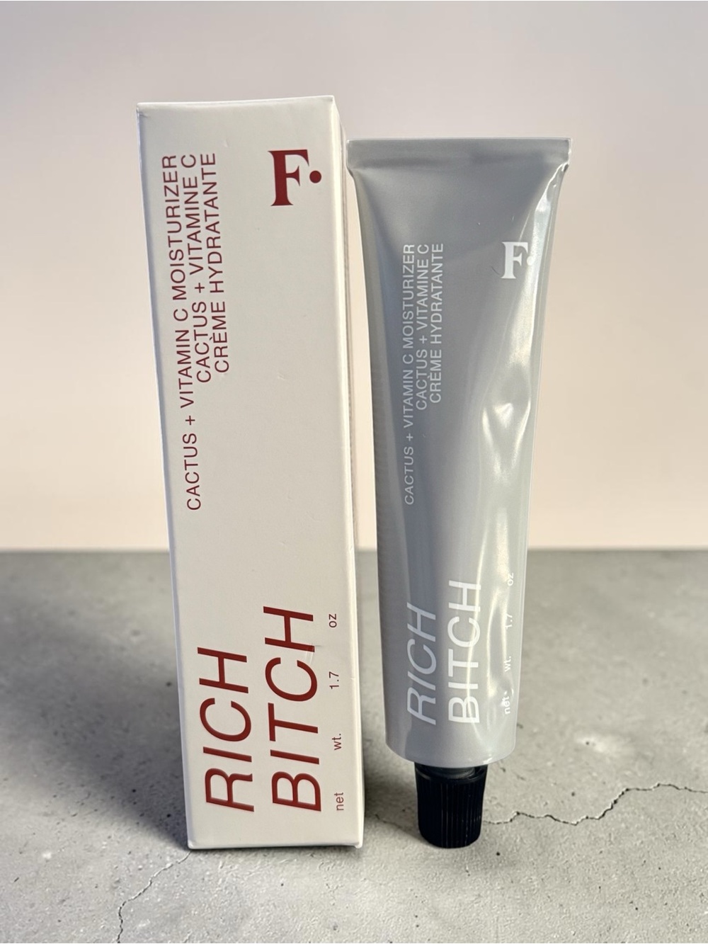 Freck Beauty Rich B*tch Cactus + Vitamin C Moisturizer Full Size 1.7oz. NEW